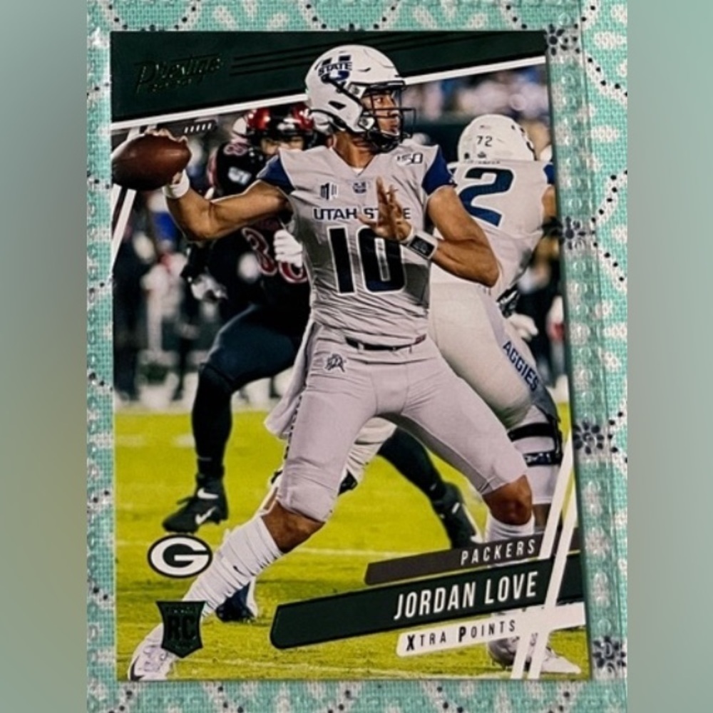 🏈 Jordan Love, 2020 Panini Prestige NFL Football Trading RC Rookie Card #261